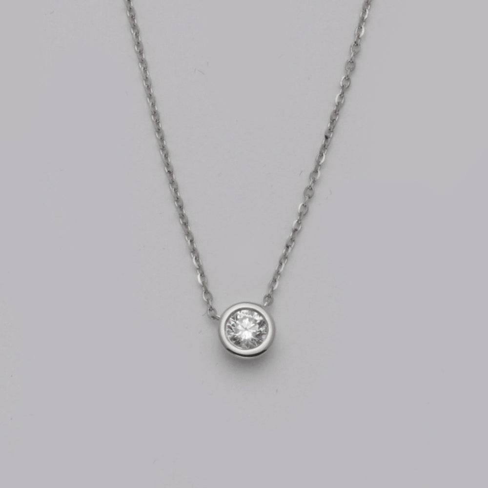 14KW 0.18CTW BEZEL DIAMOND SINGLE STONE ADJUSTABLE - Norma's Jewelry