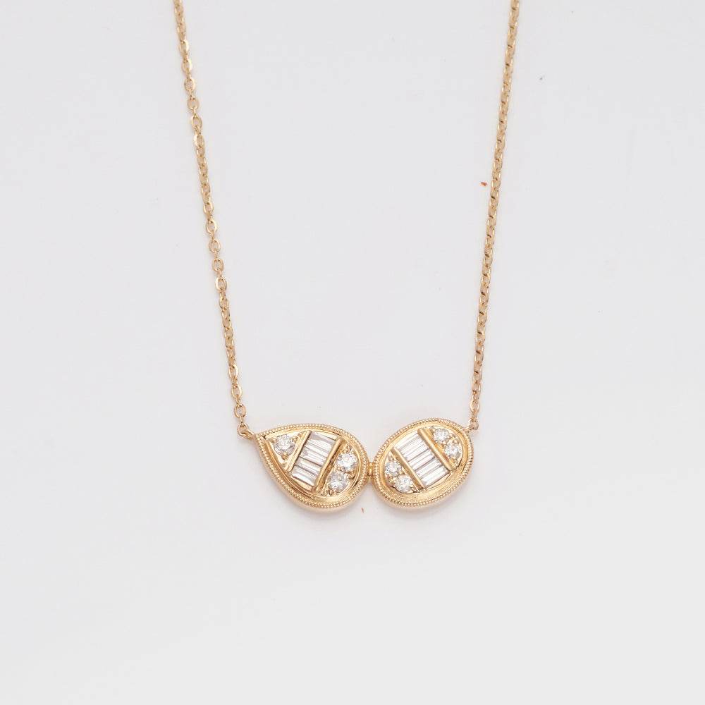 14KY 0.25CTW BAGUETTE & ROUND DIAMONDS - Norma's Jewelry