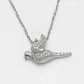 14KW 0.25CT DIAMOND DOVE NECKLACE - Norma's Jewelry