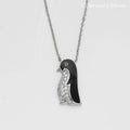 14KW 0.15CT DIAMOND PENGUIN NECKLACE - Norma's Jewelry