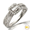 14KW 0.55CTW BAGUETTE DIAMOND SQUARE HEAD RING W/H - Norma's Jewelry