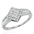14KW 0.50CTW FANCY LADIES RING - Norma's Jewelry