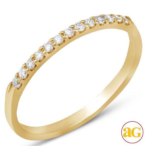 14KY 0.15CTW DIAMOND 13-STONE MACHINE SET BAND - Norma's Jewelry