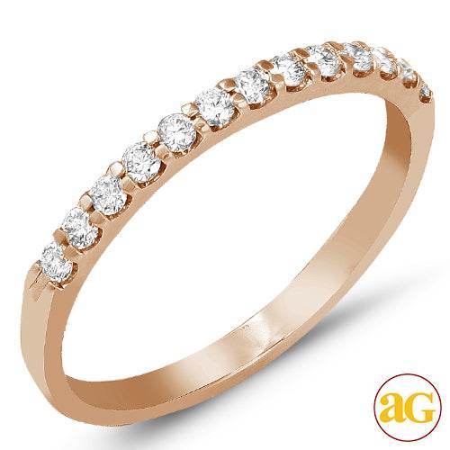 14KR 0.25CTW DIAMOND 13-STONE MACHINE SET BAND - Norma's Jewelry