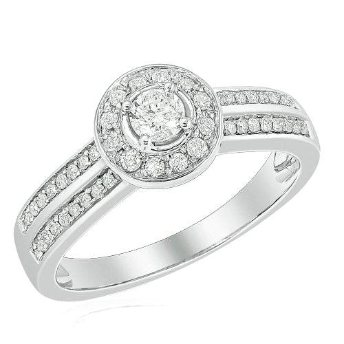 14KW 0.50CTW DIAMOND FANCY RING - Norma's Jewelry