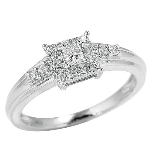 10KW 0.28CTW DIAMOND PROMISE RING - Norma's Jewelry