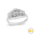 14KW 1.75CTW DIAMOND PYRAMID RING - Norma's Jewelry