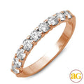 14KR 0.70 CTW 9-STONE MACHINE SET BAND - Norma's Jewelry