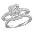14KW 1.00CTW DIAMOND FANCY BRIDAL SET - Norma's Jewelry