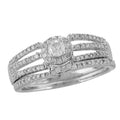 10KW 0.50CTW DIAMOND BRIDAL SET - Norma's Jewelry