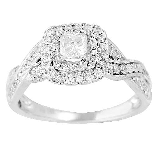 14KT 1.00CTW DIAMOND FANCY RING - Norma's Jewelry