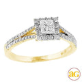 14KY 1.00CTW DIAMOND RING [0.40CT CTR] - Norma's Jewelry