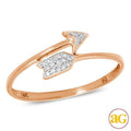 14KR 0.10CTW DIAMOND ARROW RING - Norma's Jewelry