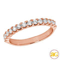 14KR 0.50CTW DIAMOND 14-STONE MACHINE SET BAND - Norma's Jewelry