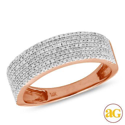 14KR 0.35CTW DIAMOND DESIGNER BAND - Norma's Jewelry