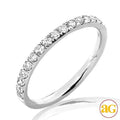 14KW 0.40CTW DIAMOND 15-STONE MACHINE SET BAND - Norma's Jewelry