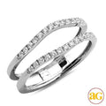 14KW 0.33CTW DIAMOND BRIDAL RING GUARD - Norma's Jewelry