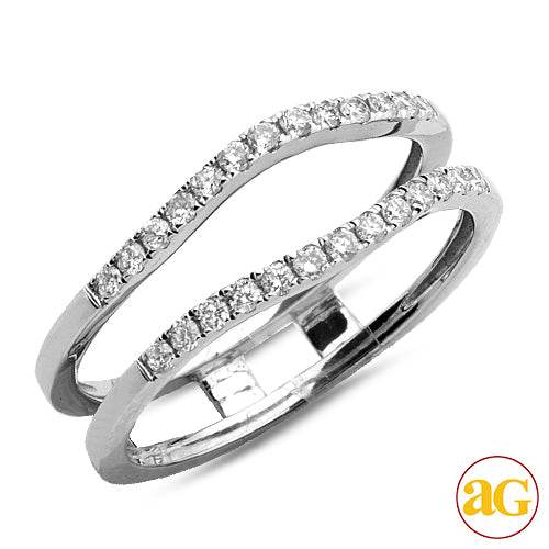 14KW 0.33CTW DIAMOND BRIDAL RING GUARD - Norma's Jewelry
