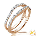 14KR 0.60CTW DIAMOND BRIDAL RING GUARD - Norma's Jewelry