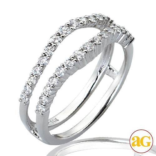14KW 0.60CTW DIAMOND BRIDAL RING GUARD - Norma's Jewelry