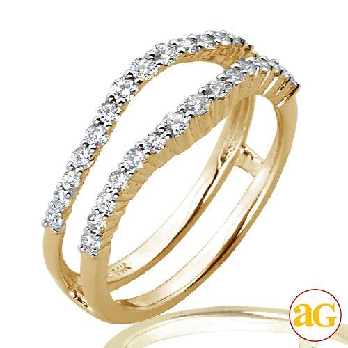 14KY 0.60CTW DIAMOND BRIDAL RING GUARD - Norma's Jewelry
