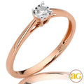 14KR 0.05CTW DIAMOND ILLUSION SET PROMISE RING - Norma's Jewelry