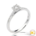 14KW 0.25CTW FLUER DIAMOND PROMISE RING - Norma's Jewelry
