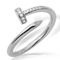 14KW 0.15CTW DIAMOND DESIGNER NAIL RING - Norma's Jewelry