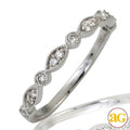 14KW 0.20CTW DIAMOND STACKABLE BAND - SIDEWAYS - Norma's Jewelry