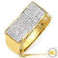10KY 1.00CTW DIAMOND OVAL SHAPED CINDERELLA RING - Norma's Jewelry