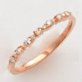 14KR 0.15CTW DIAMOND STACKABLE BAND - Norma's Jewelry