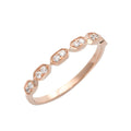 14KR 0.15CTW DIAMOND FASHION STACKABLE BAND - Norma's Jewelry
