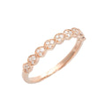 14KR 0.15CTW DIAMOND FASHIO STACKABLE RING - Norma's Jewelry