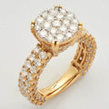 14KY 3.25CTW STELLA DIAMOND ROUND CLUSTER RING - Norma's Jewelry