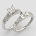 14KW 0.50CTW PC DIAMOND 9-STONE SQUARE HEAD - Norma's Jewelry