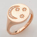 14KR 0.05CTW DIAMOND DESIGNER PINKY RING - Norma's Jewelry