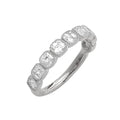14KW 1.50CTW CUSHION DIAMOND 9-STONE BAND - Norma's Jewelry