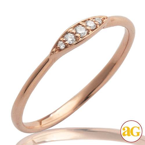 14KR 0.06CTW DIAMOND 5-STONE RING - Norma's Jewelry