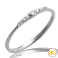 14KW 0.06CTW DIAMOND SINGLE ROW BAND - Norma's Jewelry