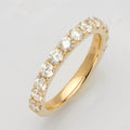 14KY 1.50CTW DIAMOND 13-STONE MACHINE SET BAND - Norma's Jewelry