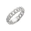 14KW 0.20CTW DIAMOND MIAMI CUBAN LADIES RING - Norma's Jewelry