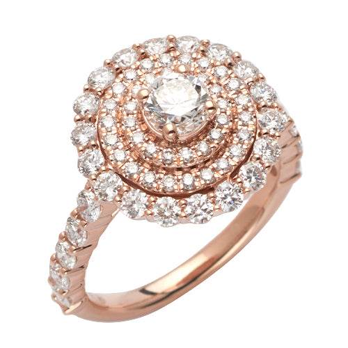 14KR 2.00CTW ROUND DIAMOND BRIDAL RING - TRIPLE - Norma's Jewelry