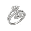 14KW 0.95CTW ROUND DIAMOND FANCY LADIES RING - Norma's Jewelry