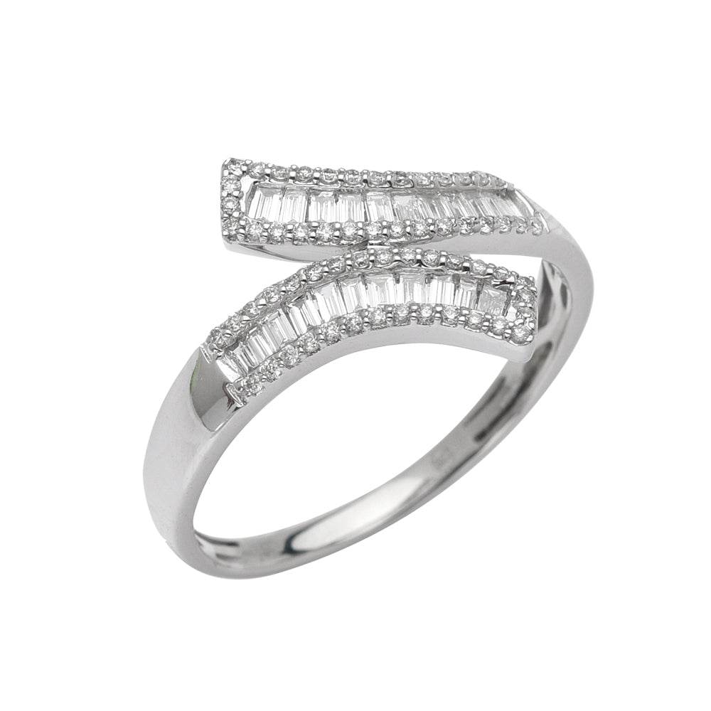 14KW 0.35CTW BUGUETTE DIAMOND LADIES RING - Norma's Jewelry