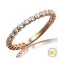 14KR 0.50 CTW DIAMOND BAND - Norma's Jewelry