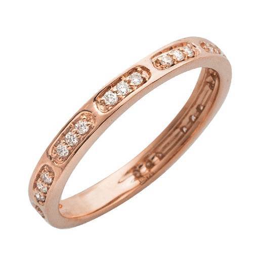 14KR 0.20CTW DIAMOND STACKABLE BAND - Norma's Jewelry