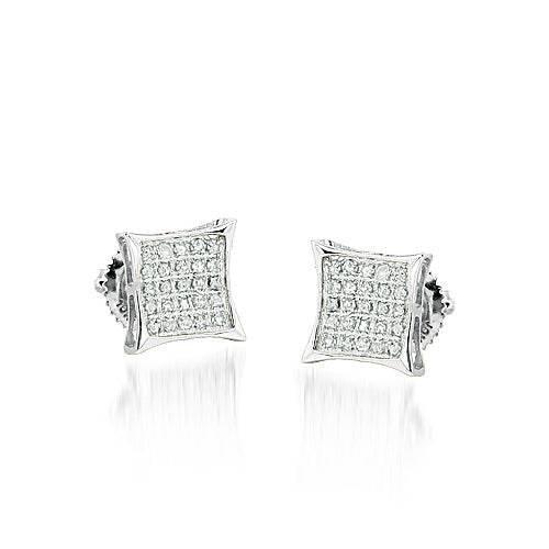 10KW 0.15CTW KITE SHAPE DIAMOND ER - Norma's Jewelry