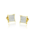 10KY 0.15CTW KITE SHAPE DIAMOND ER - Norma's Jewelry
