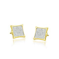 10KY 0.25CTW DIAMOND KITE SHAPE ER - Norma's Jewelry