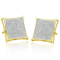 10KY 1.00CTW DIAMOND KITE SHAPE ER - Norma's Jewelry